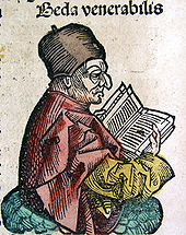 An illustration of the Venerable Bede.